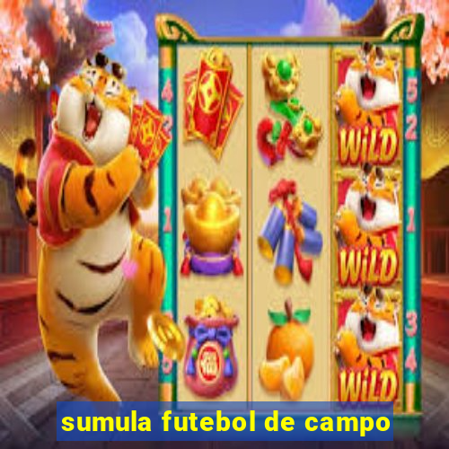 sumula futebol de campo